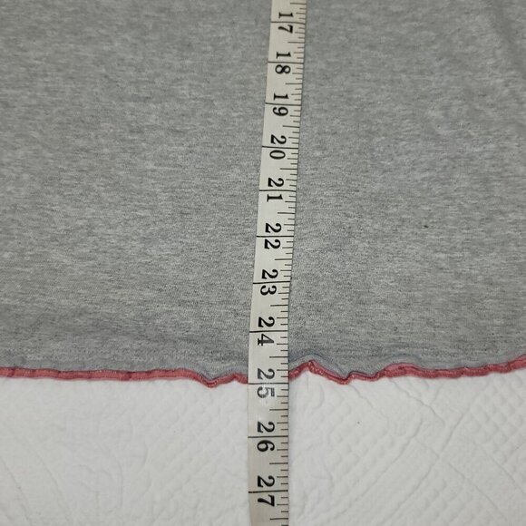 731. Disney EEYORE Short Sleeve Shirt Gray Pink Sz ? XL - Picture 5 of 6